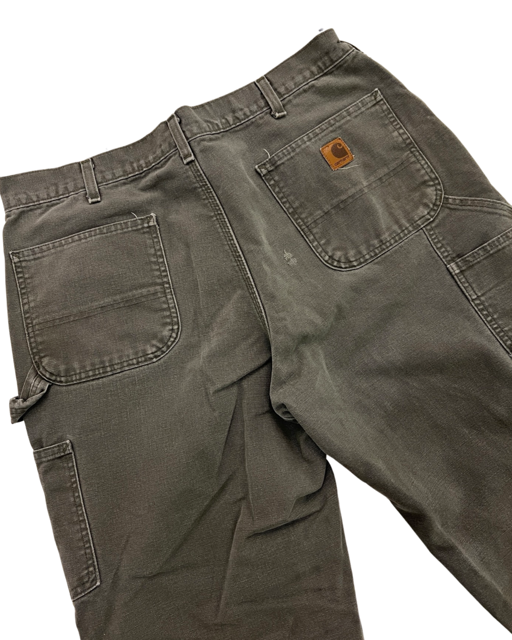 38 x 30 Vintage Carhartt Olive Flannel Lined Pants KIF Vintage