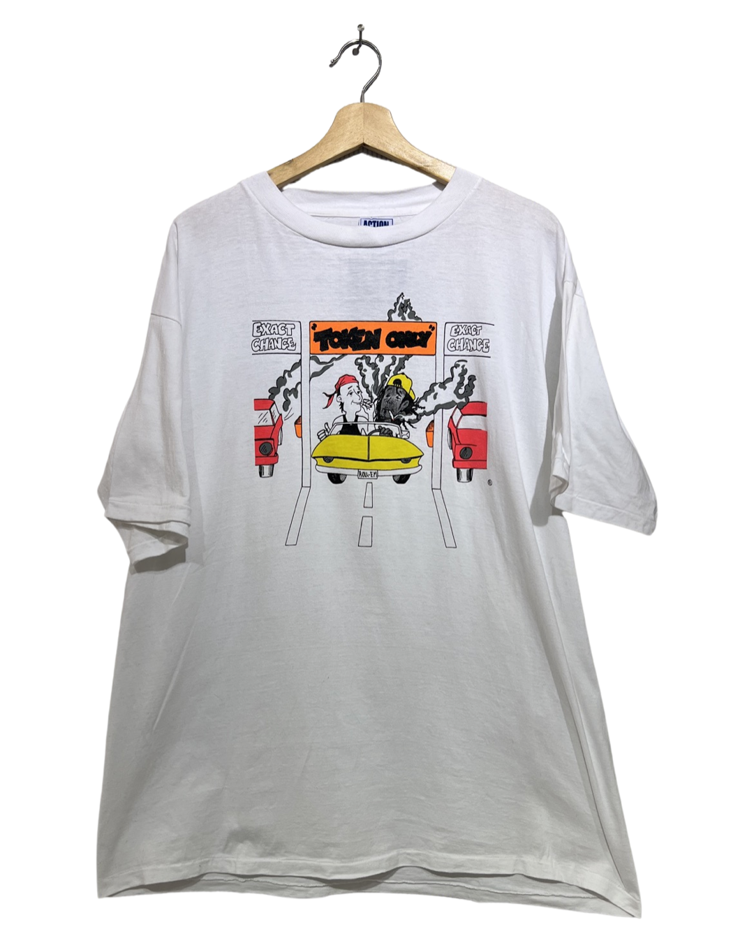 Rare Vintage DS 1994 Woodstock Token Only Toll Tee