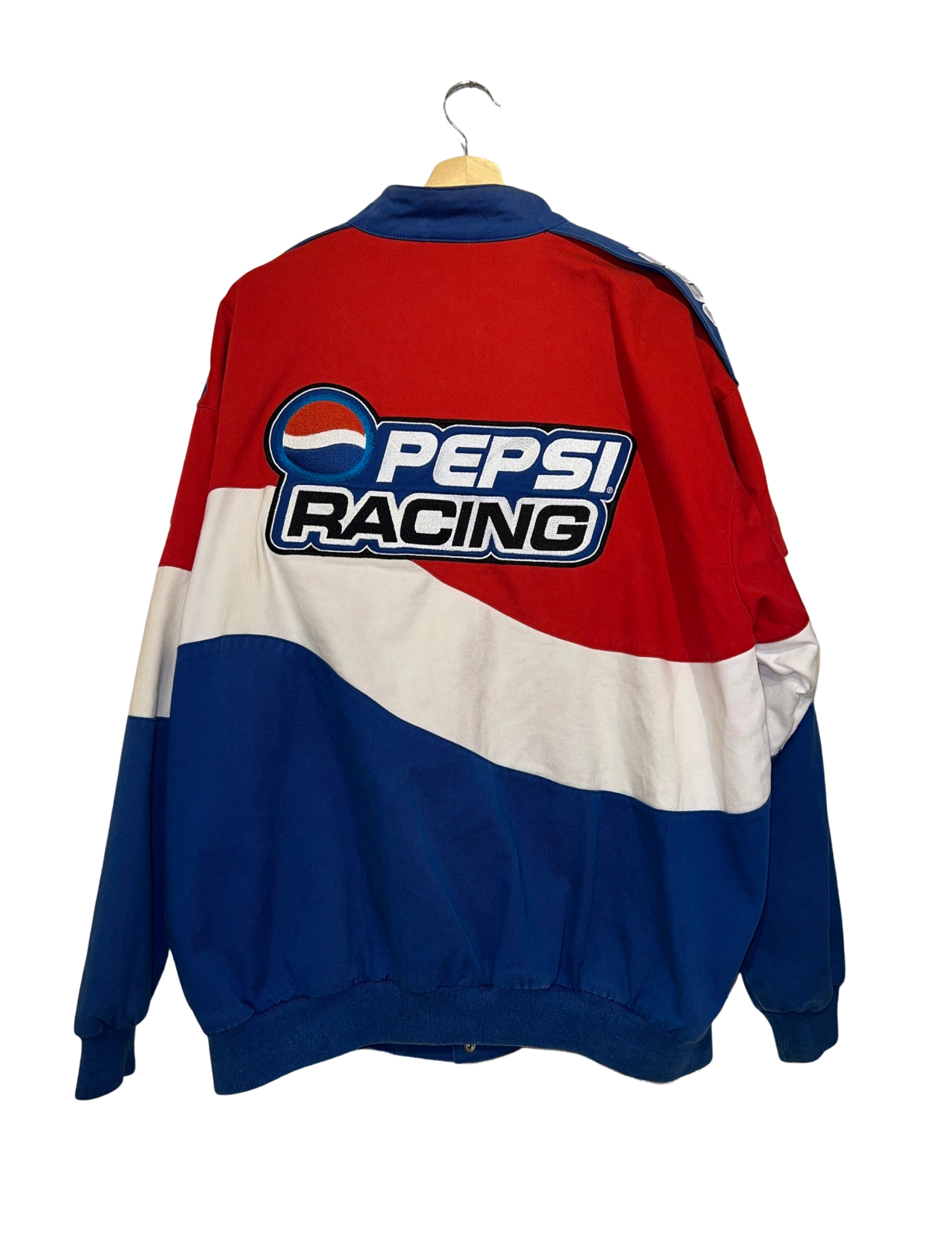 Vintage 90s Nascar Pepsi Racing Zip Up Jacket KIF Vintage