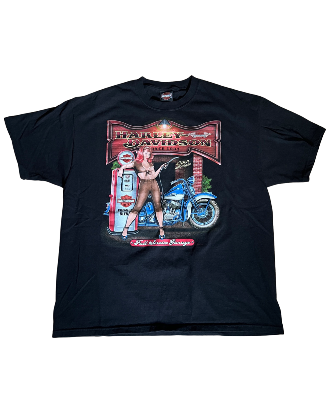 Vintage Harley Davidson Full Service Garage Tee KIF Vintage