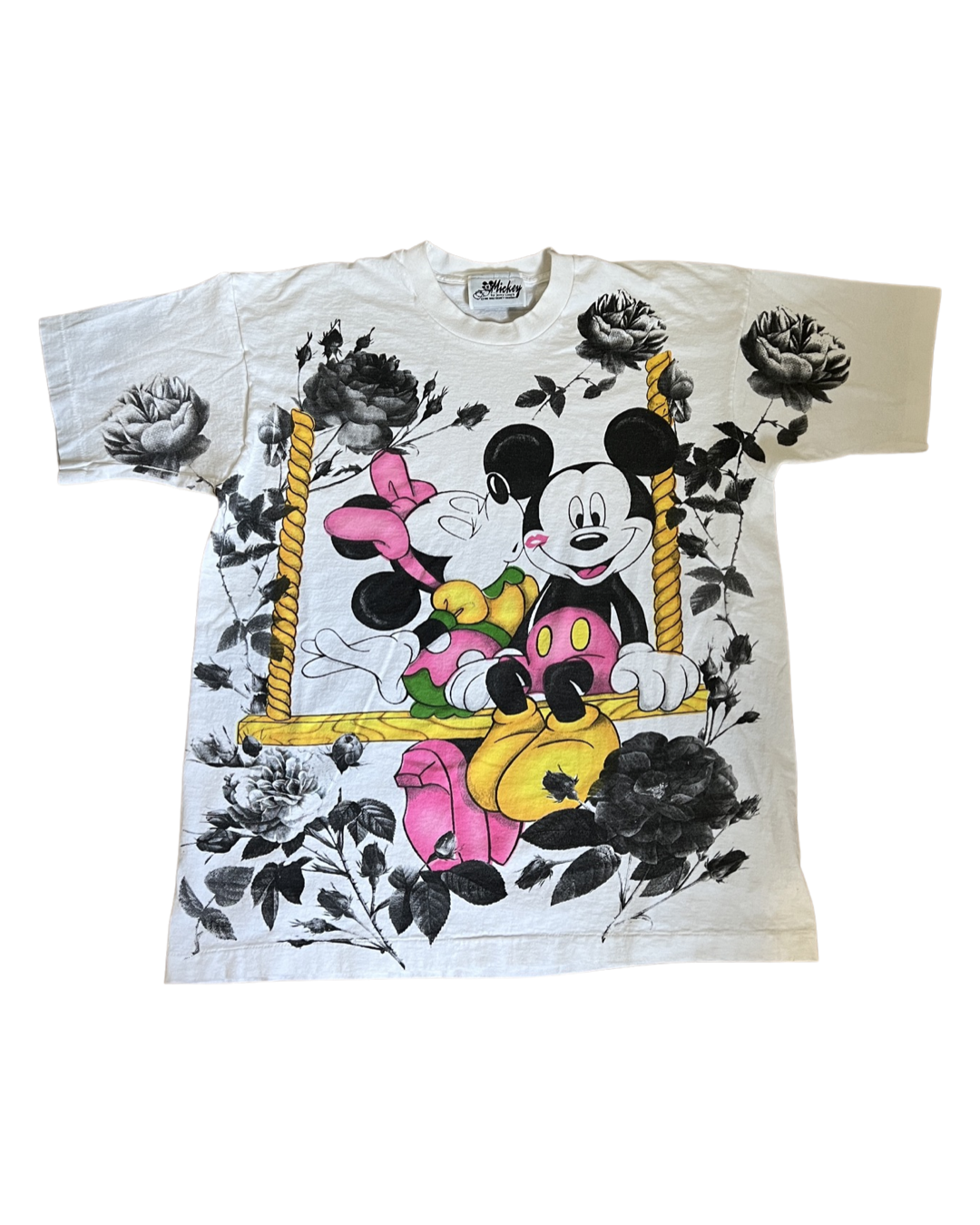 Vintage 90s Disney Mickey & Minnie Swing Tee KIF Vintage