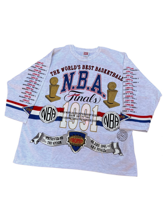 Vintage DS 1991 NBA Finals Legacy 3/4 Sleeve Tee