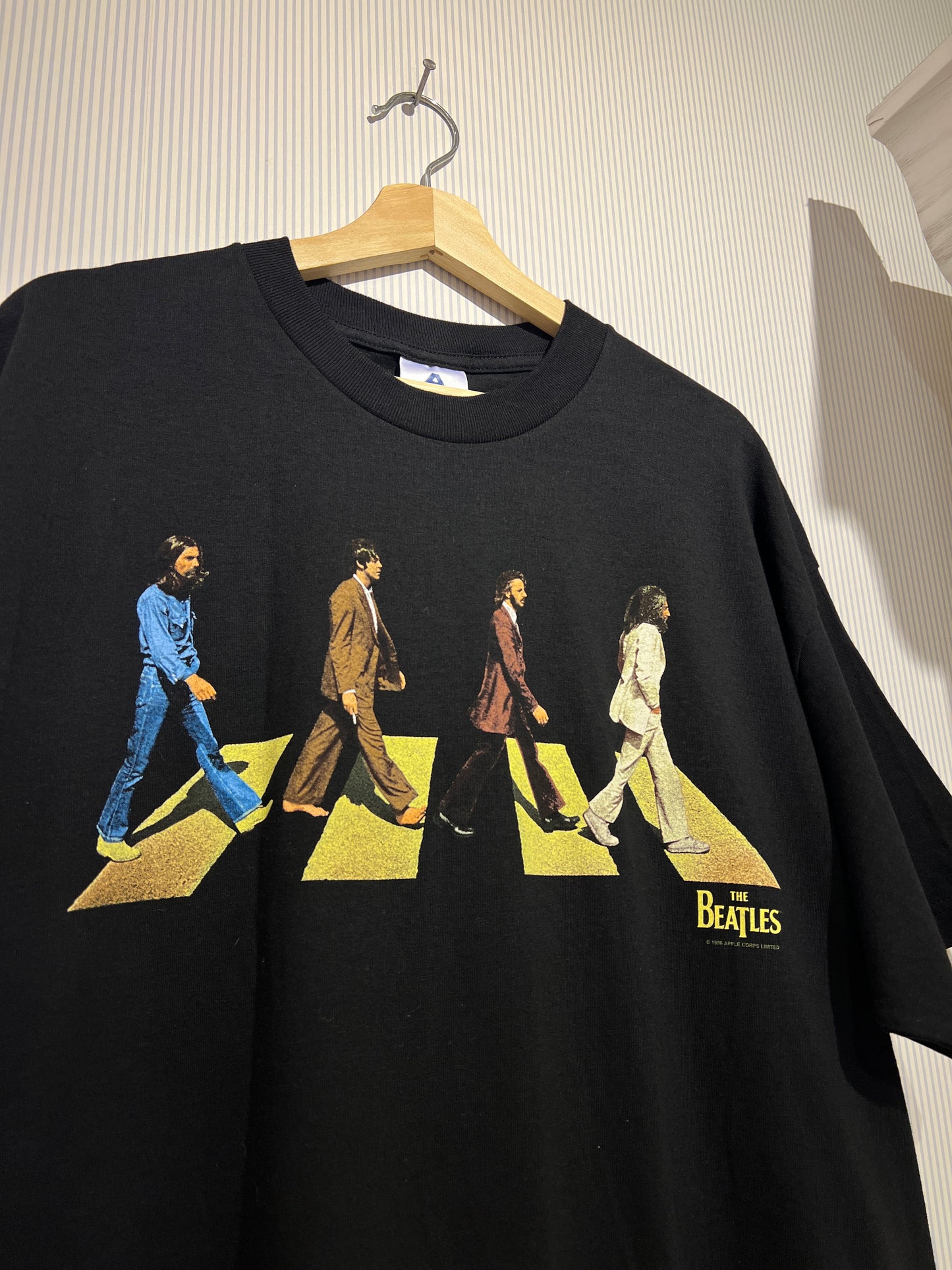 Vintage 1996 The Beatles Abbey Road Club Promo Tee