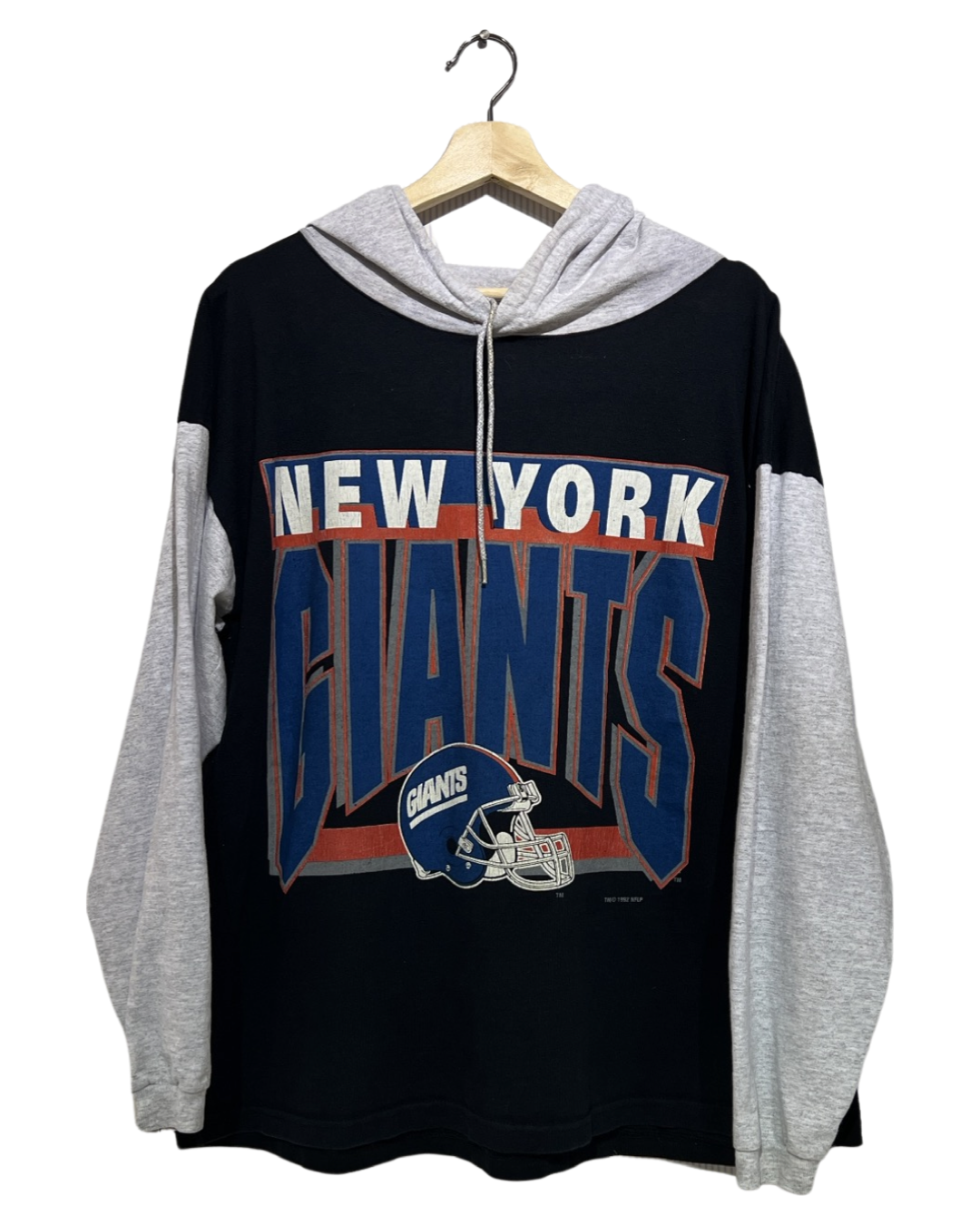 Vintage 1992 New York Giants Hooded Tee KIF Vintage