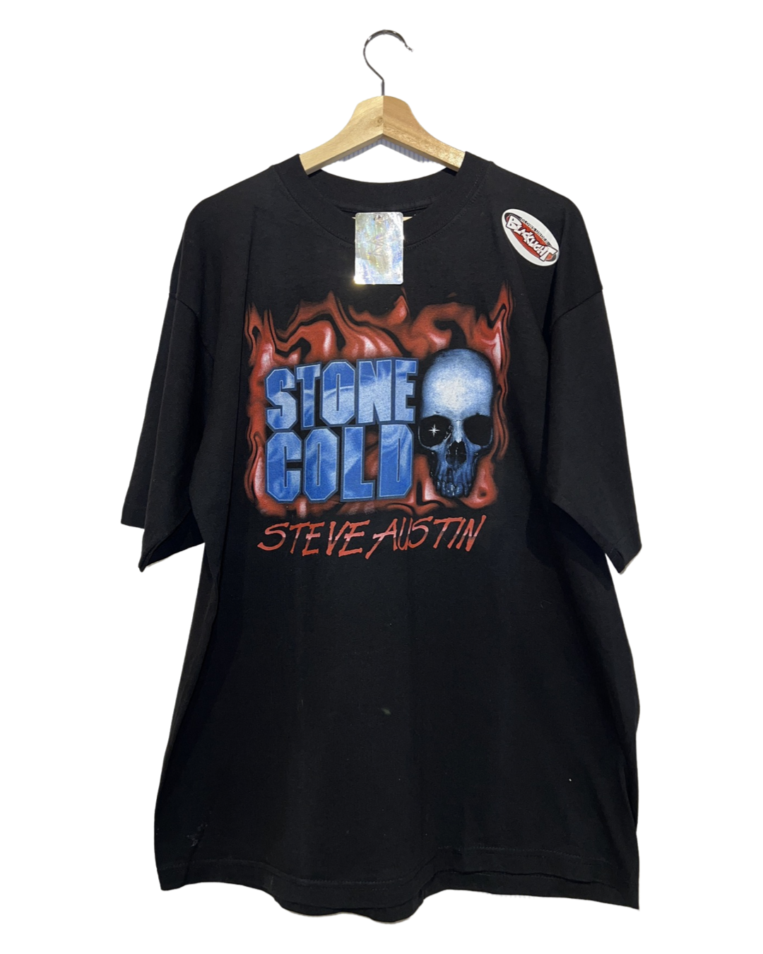 Vintage 1998 Deadstock Stone Cold Steve Austin Flames Tee