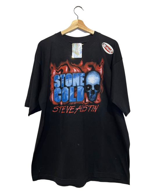 Vintage 1998 Deadstock Stone Cold Steve Austin Flames Tee