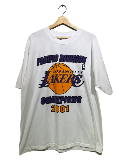 Vintage 2001 Los Angeles Lakers Playoffs Tee