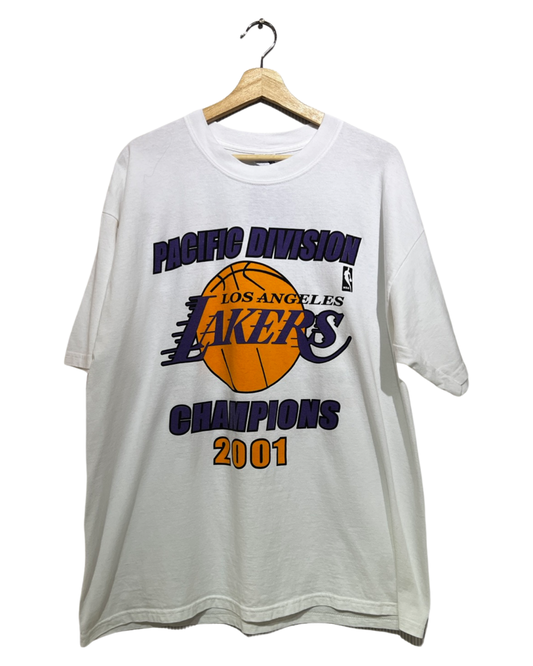 Vintage 2001 Los Angeles Lakers Playoffs Tee