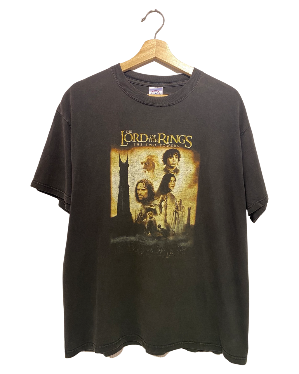 Vintage Rare 2002 Lord Of The Rings Two Towers Promo Tee KIF Vintage