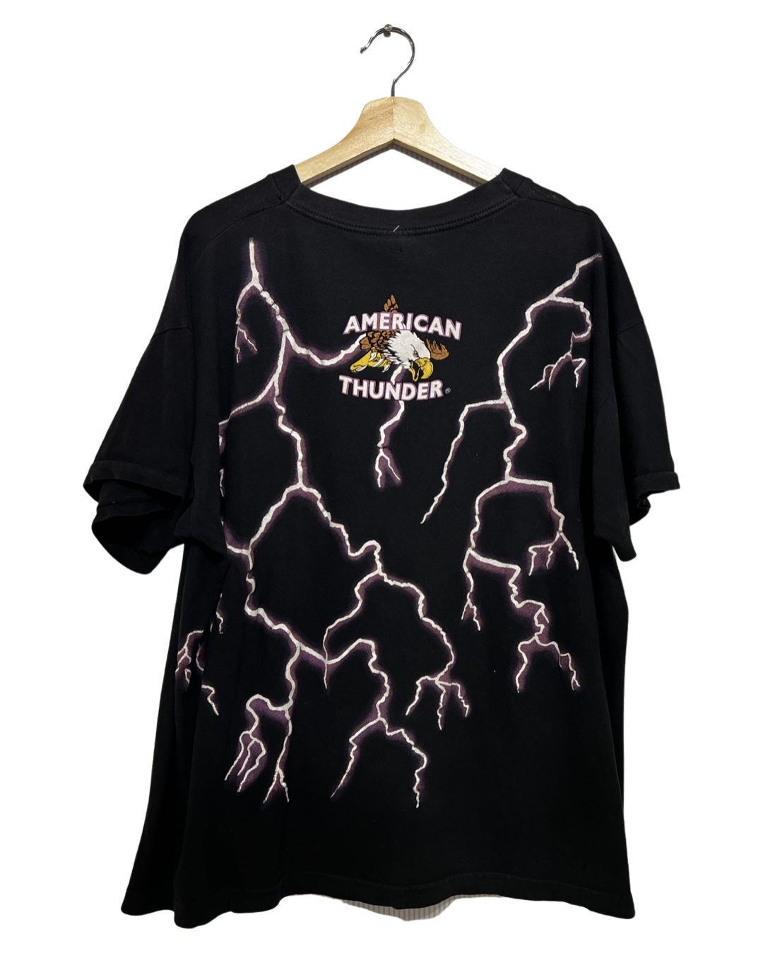 Vintage 90s Bulldog American Thunder AOP Tee