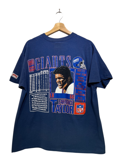 Vintage 90s Lawrence Taylor New York Giants Nutmeg Tee