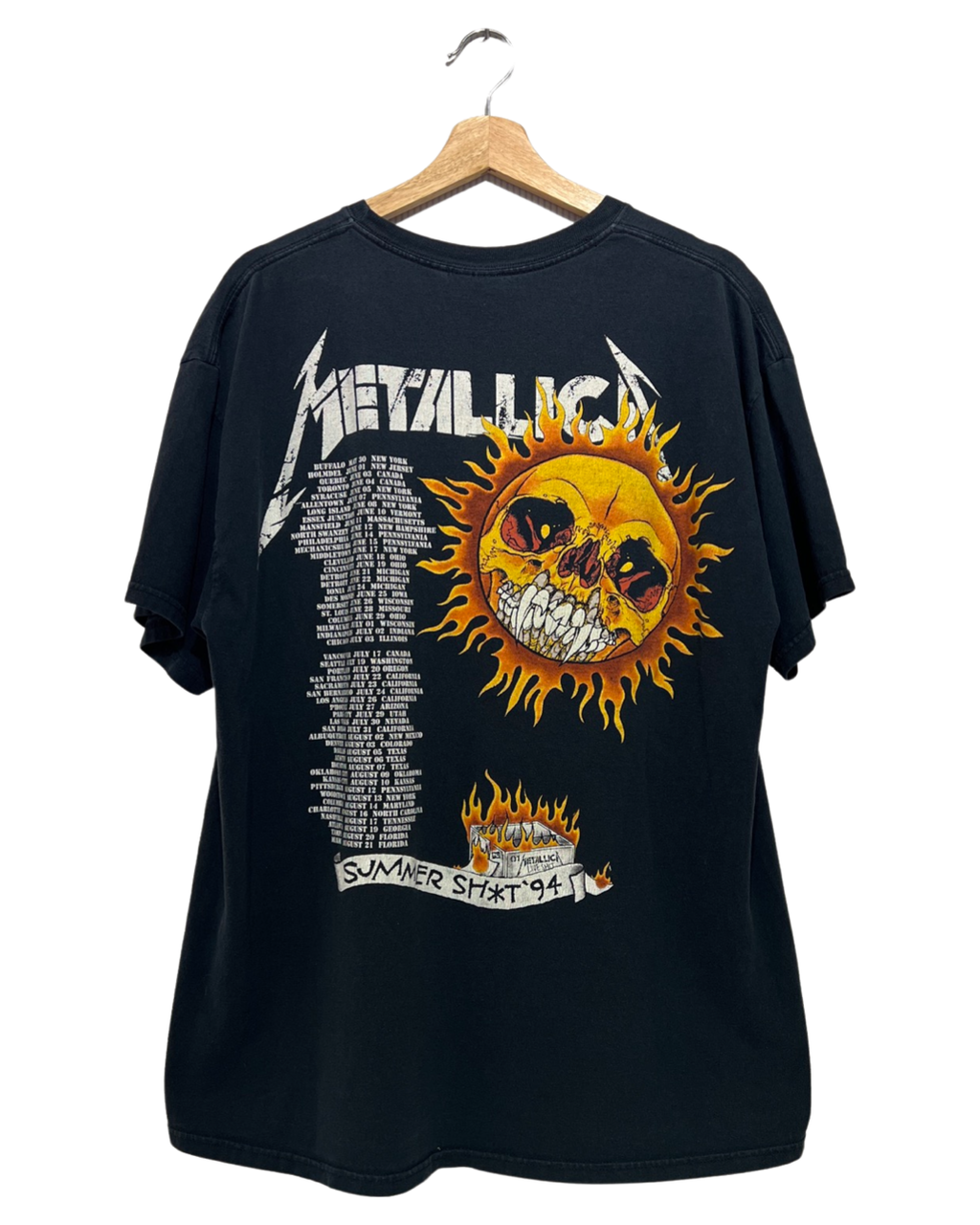 Vintage 1994 Metallica Pushhead Tour Tee KIF Vintage