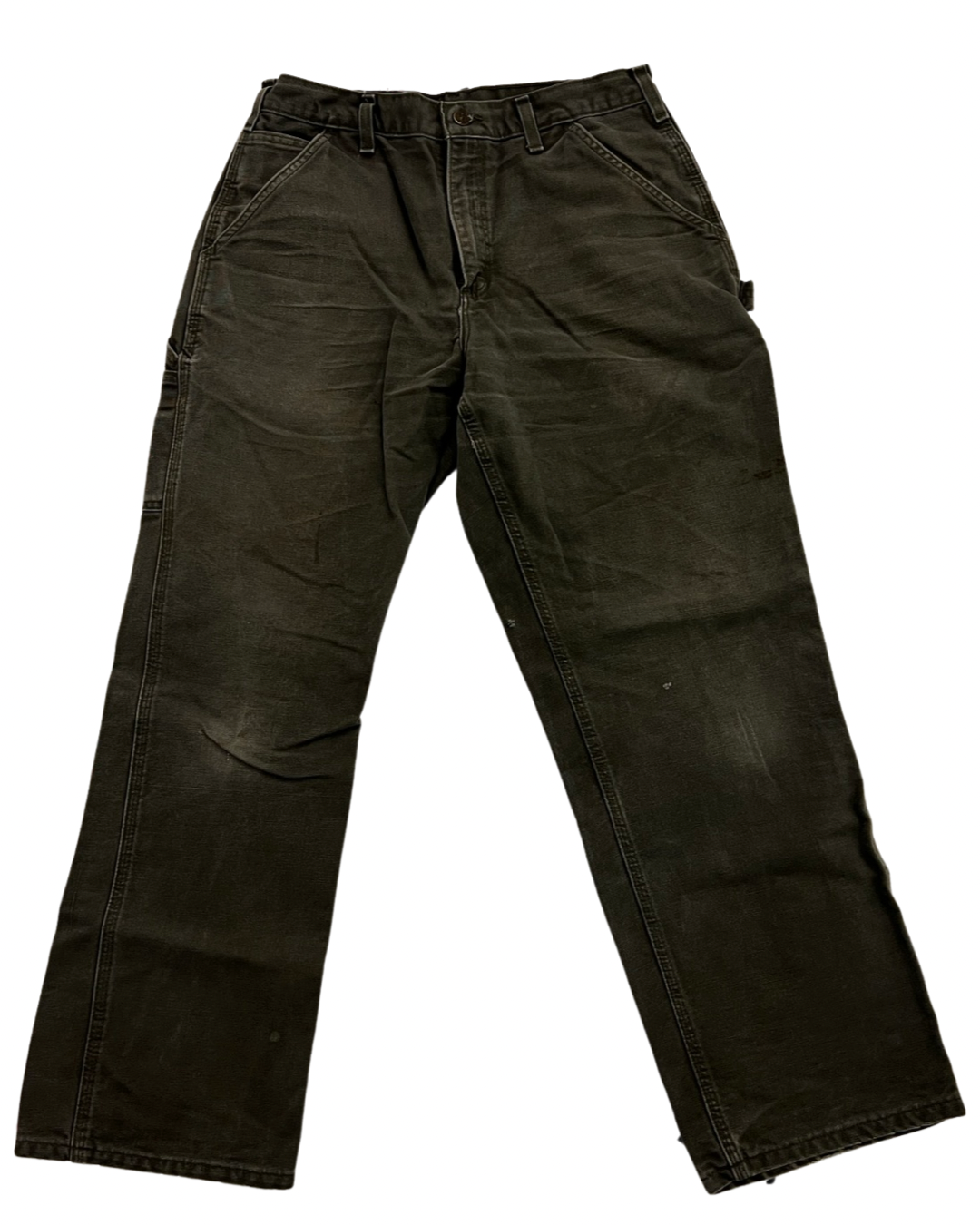 33 x 30 Vintage Carhartt Olive Carpenter Pants