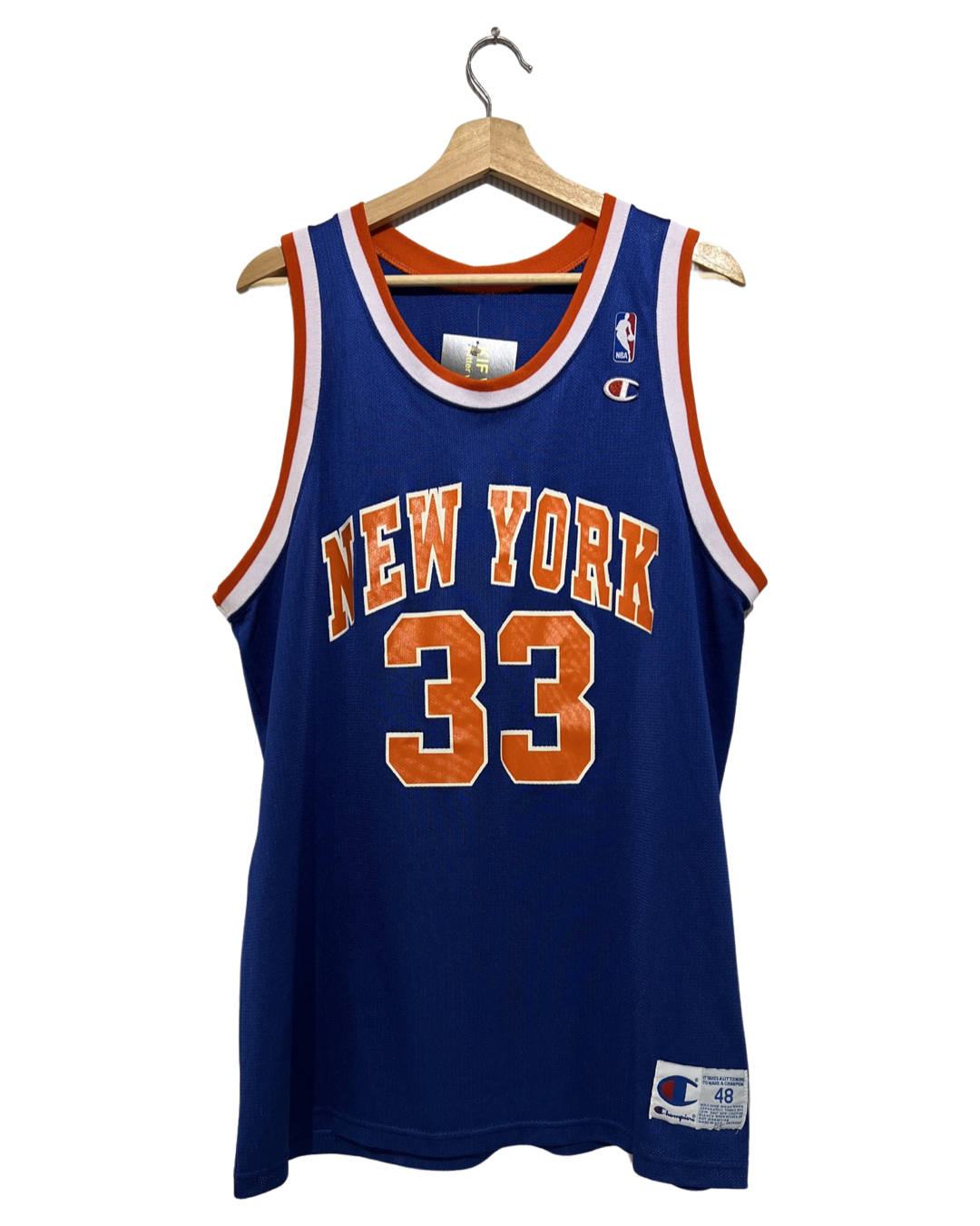 Vintage 90s New York Knicks Patrick Ewing Champion Jersey KIF Vintage