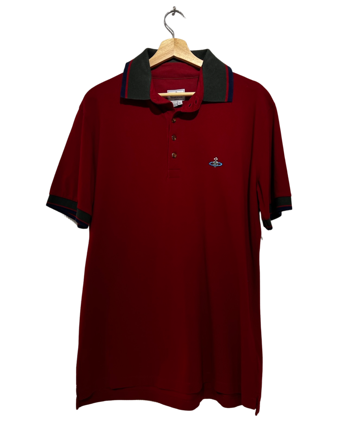 Vintage 90s Vivienne Westwood Mens Red Polo