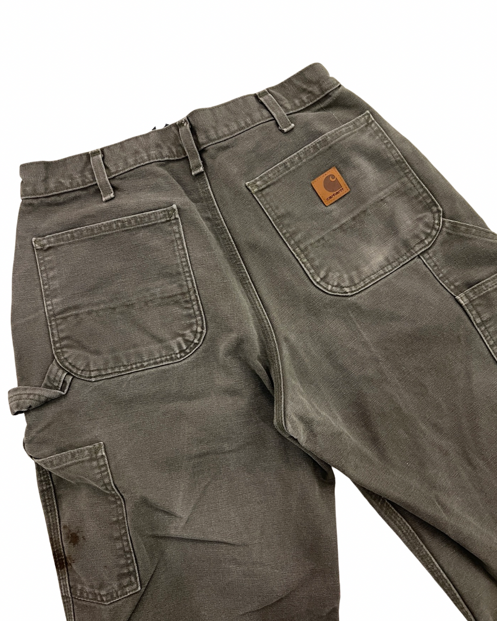 33 x 30 Vintage Carhartt Olive Carpenter Pants KIF Vintage