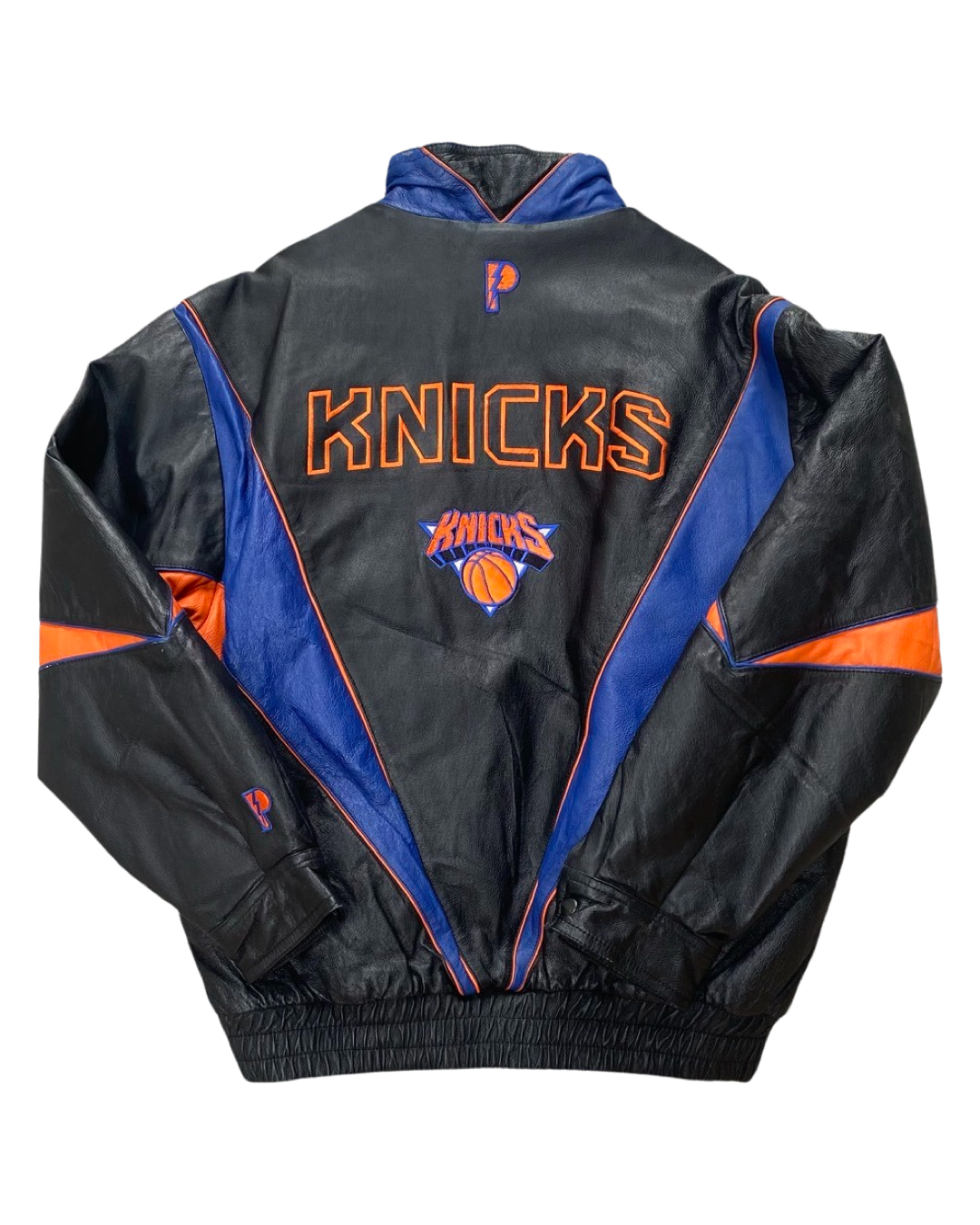 Vintage 90s Deadstock New York Knicks Pro Player Leather Jacket KIF Vintage