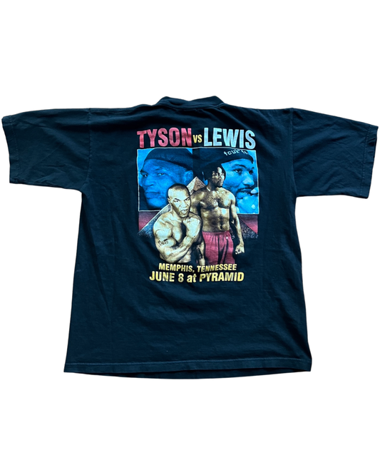 Vintage 2002 Mike Tyson vs Lennox Lewis Rumble Tee