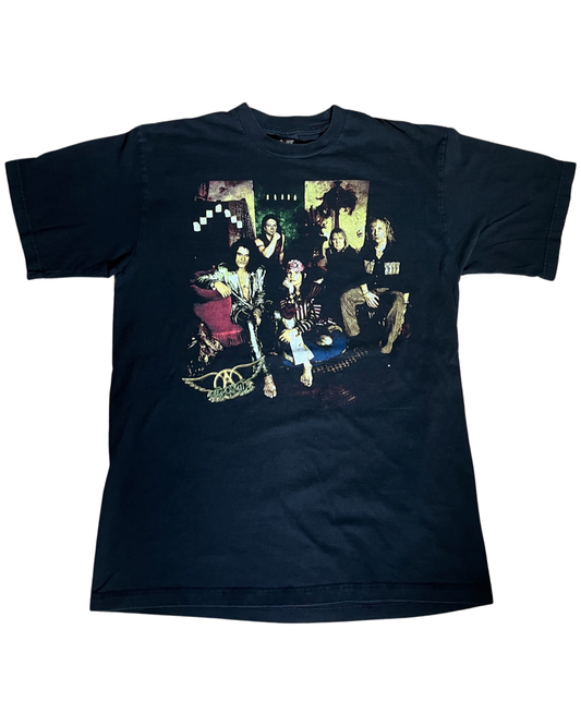 Vintage 1997 Aerosmith Nine Lives Tour Tee