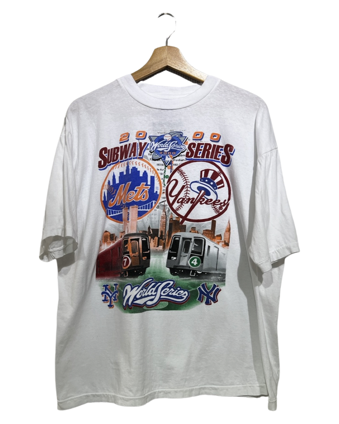 Vintage 2000 Subway Series Twin Towers Tee