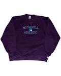 Vintage 90s Russell Athletics Purple Embroidered Crewneck KIF Vintage