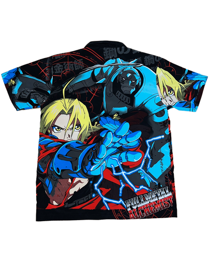 Vintage 2003 Fullmetal Alchemist All Over Print Shirt