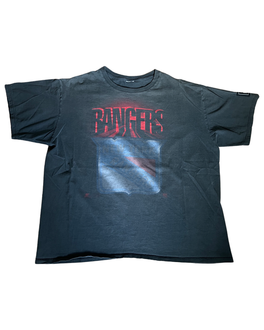 Vintage 90s Smoked NY Rangers Starter Tee