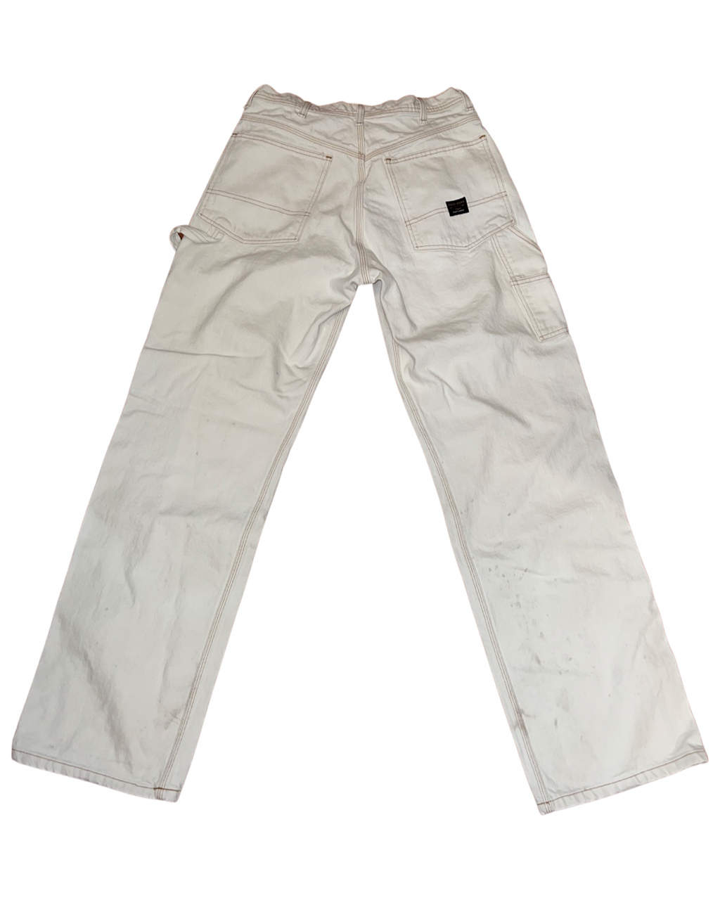 Vintage (31 x 34) 90s Polo White Wide Leg Carpenter Jeans KIF Vintage