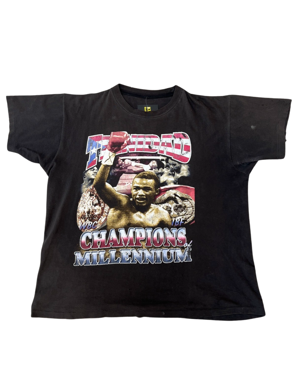 Vintage 2000 Tito Trinidad Champion Boxing Rap Tee KIF Vintage