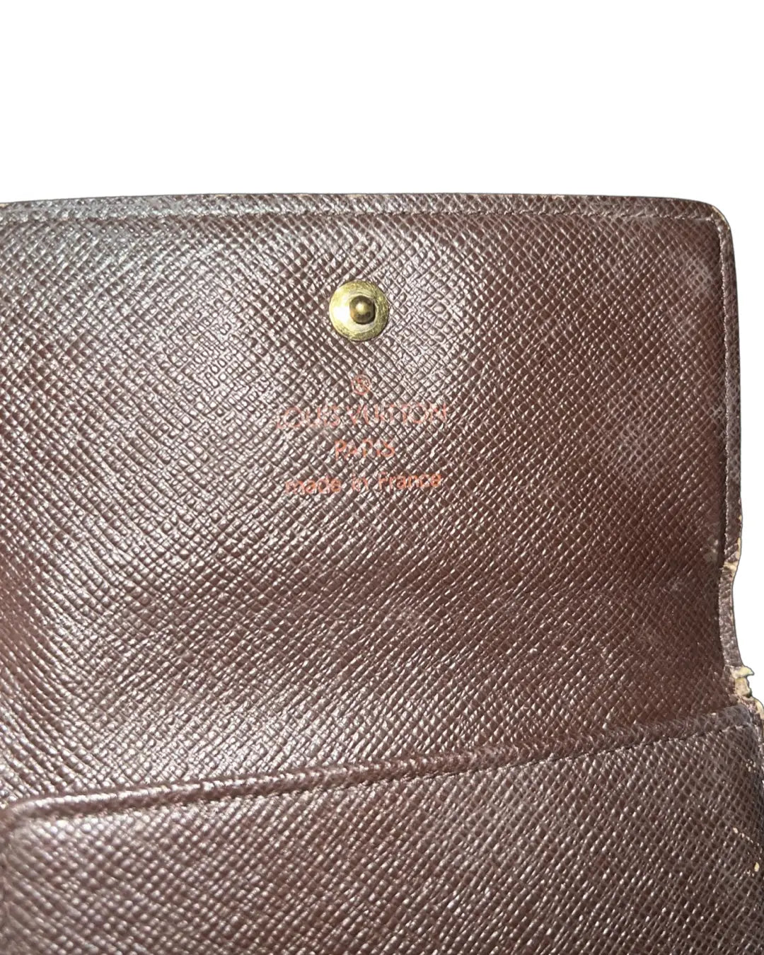 Vintage 90s Louis Vuitton Damier Tri-Fold Wallet KIF Vintage