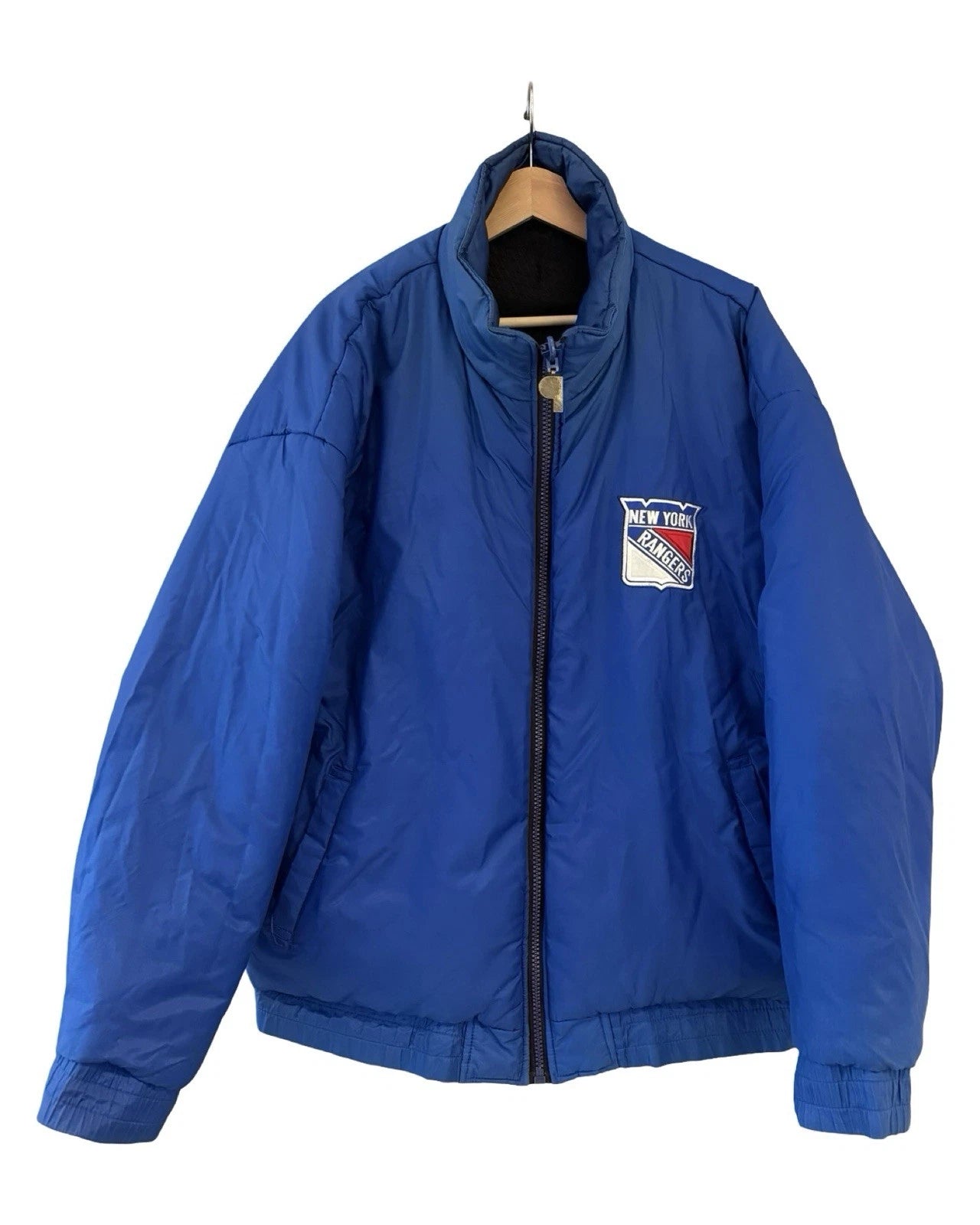 Vintage 90s Reversible New York Rangers Pro Player Jacket