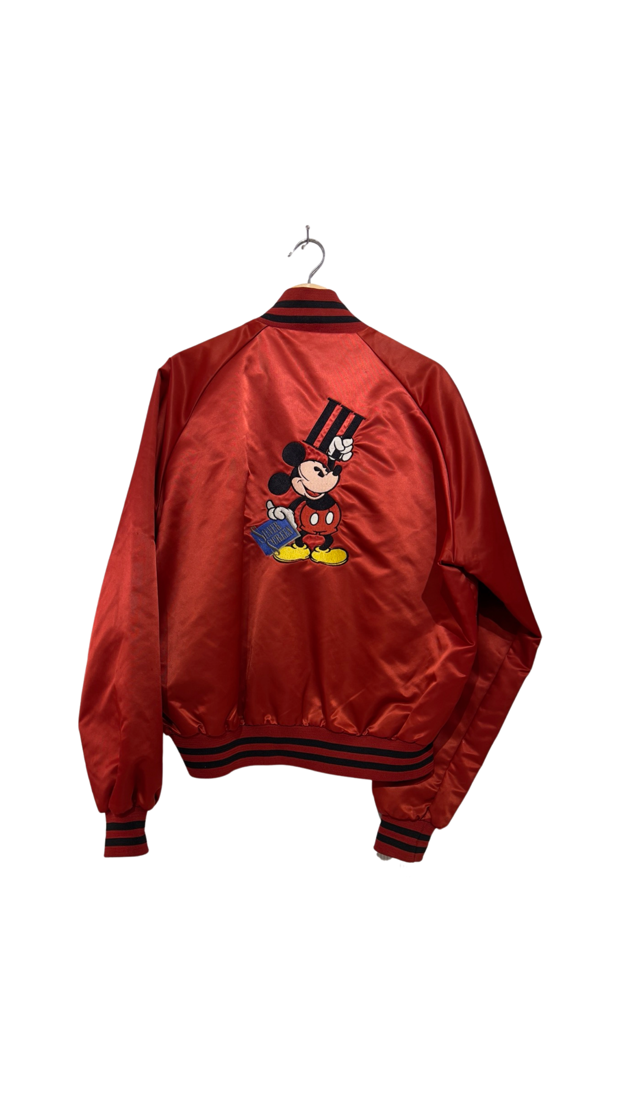 Vintage 80s Walt Disney Silver Screen Satin Jacket KIF Vintage