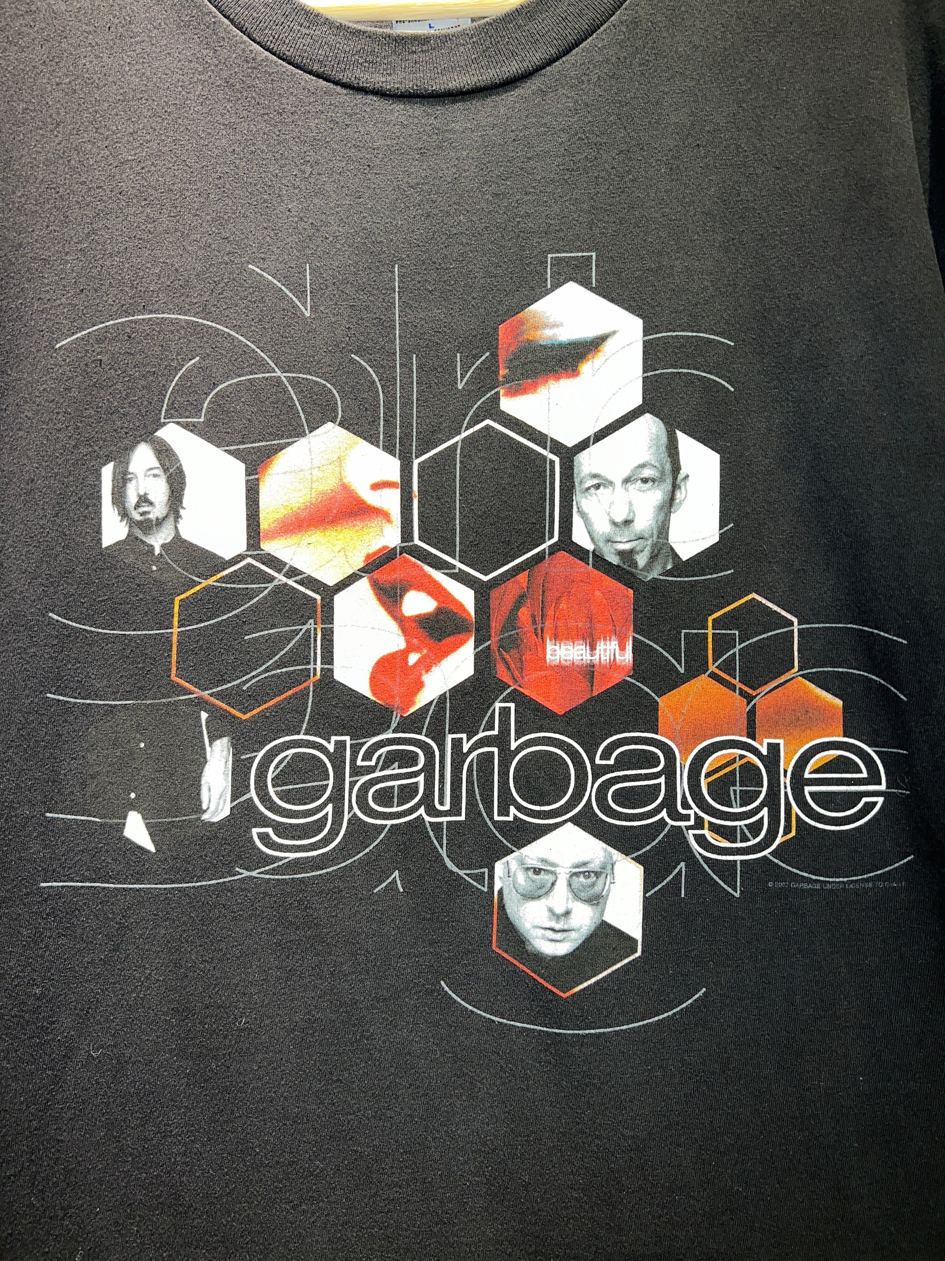 Vintage 2002 Garbage Band Tour Tee KIF Vintage
