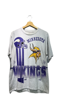 Vintage 1993 Minnesota Vikings AOP Tee Vintage Woodbury