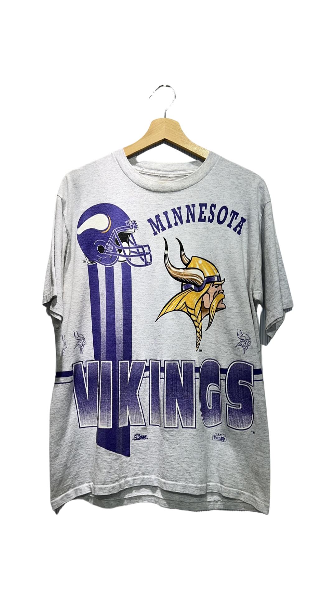 Vintage 1993 Minnesota Vikings AOP Tee
