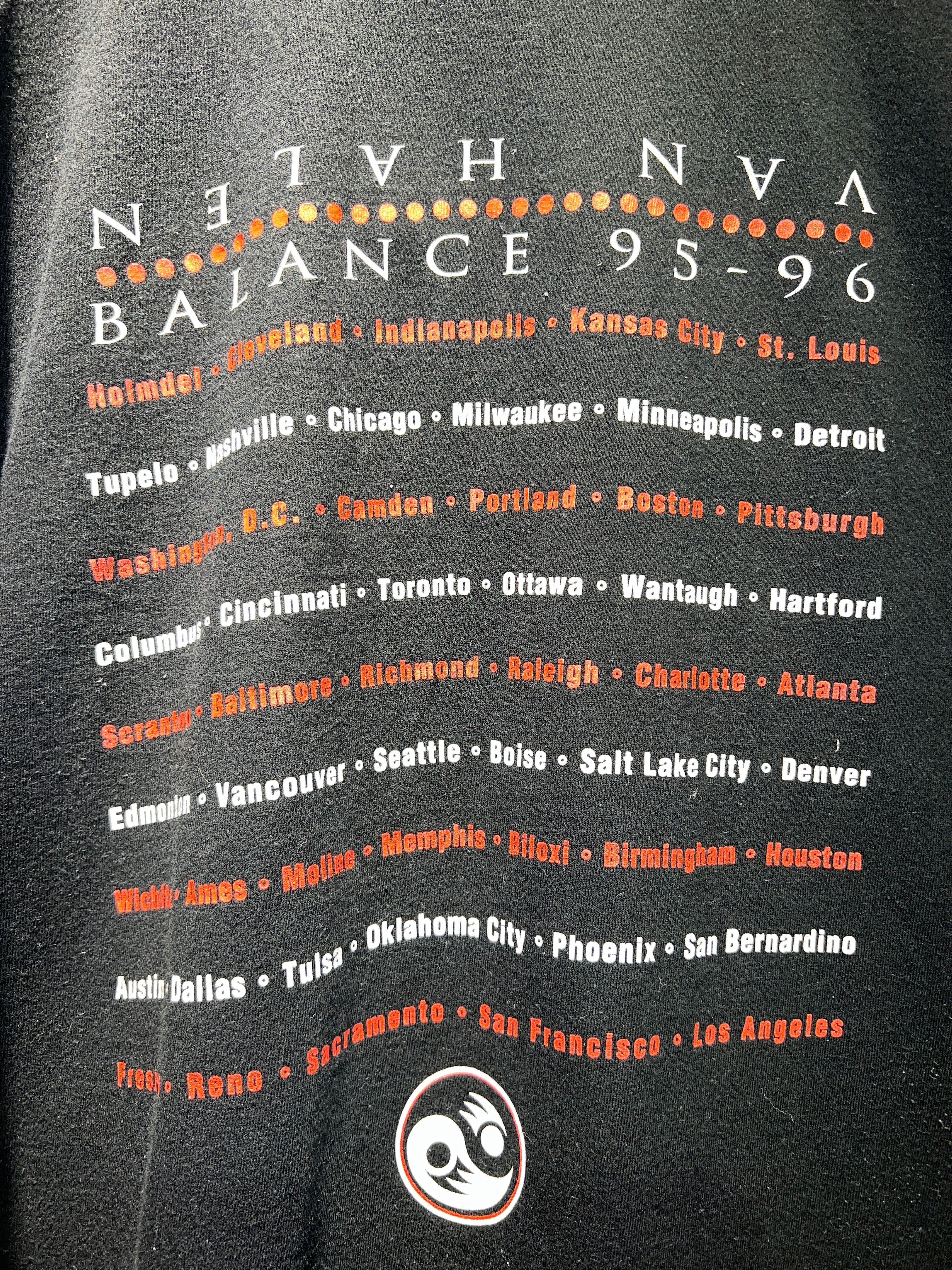 Vintage 1995 Van Halen Balance Tour Tee KIF Vintage