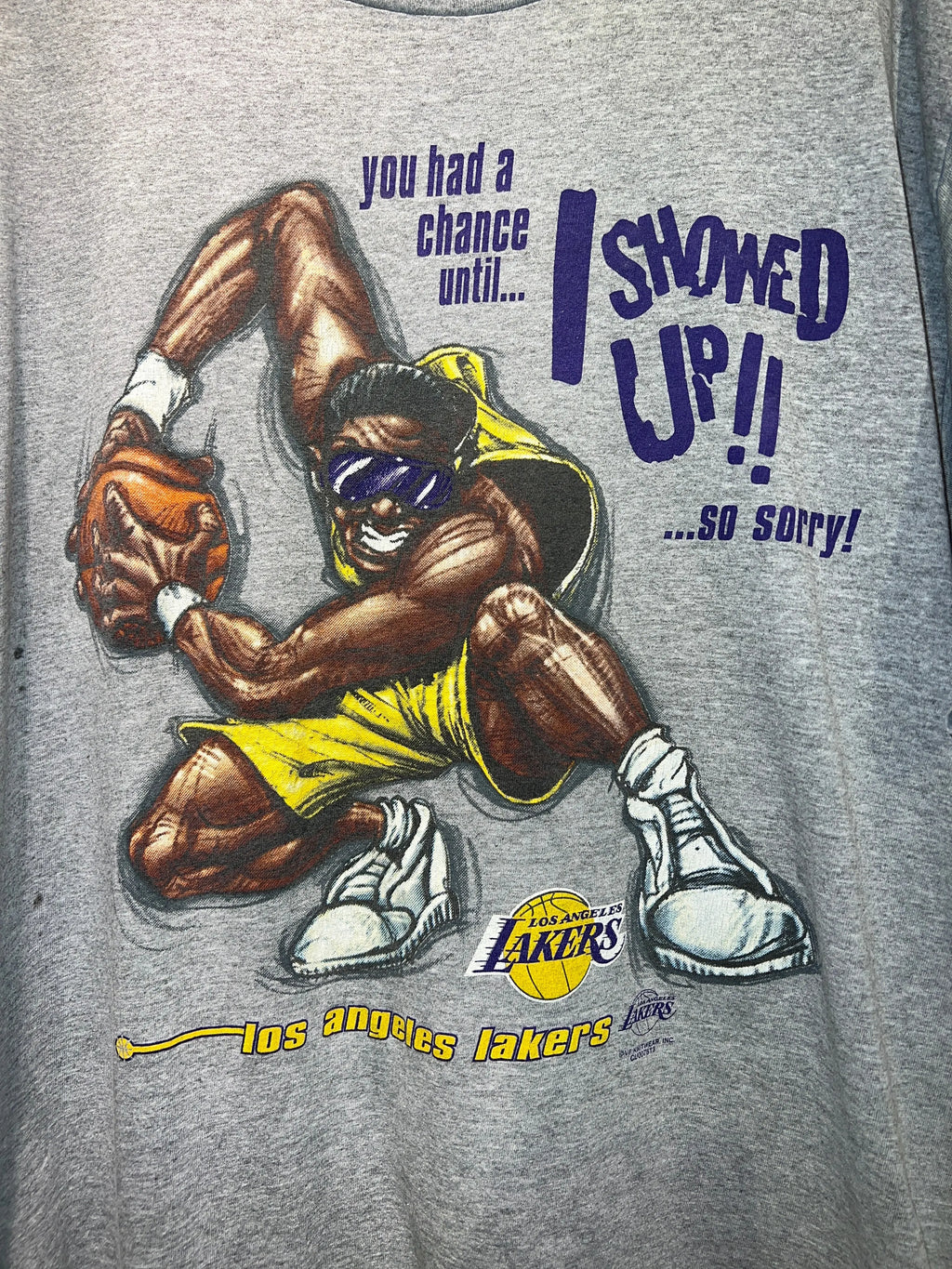 Vintage 90s Los Angeles Lakers Kareem Abdul Jabar Tee KIF Vintage