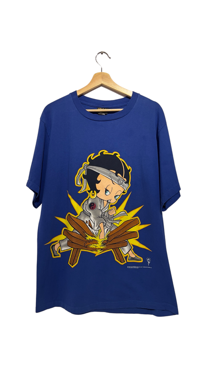Vintage 1998 Betty Boop Karate Girls Rule Tee