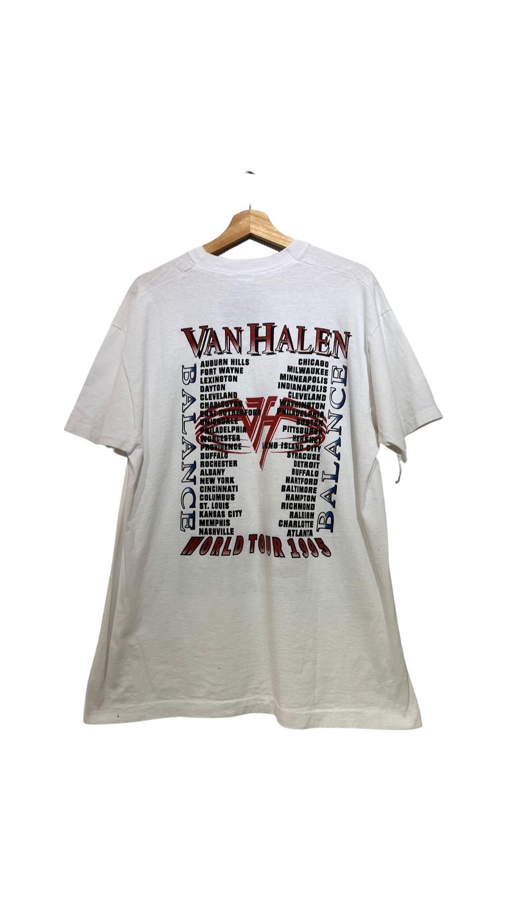 Vintage 1995 Van Halen Balance Tour Teee KIF Vintage
