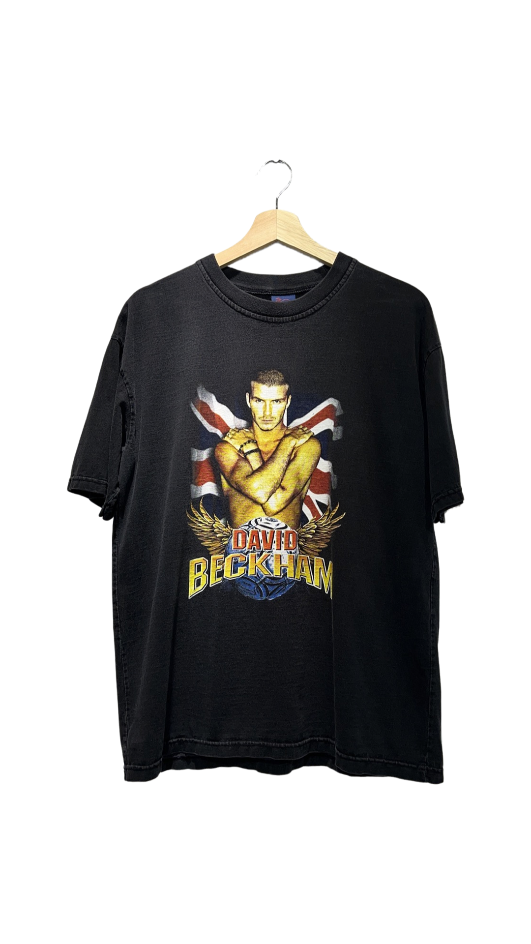 Vintage 2001 David Beckham Double Sided Tee KIF Vintage