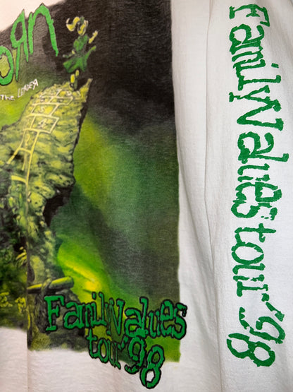 Vintage 1998 Korn Family Values LS Tour Tee