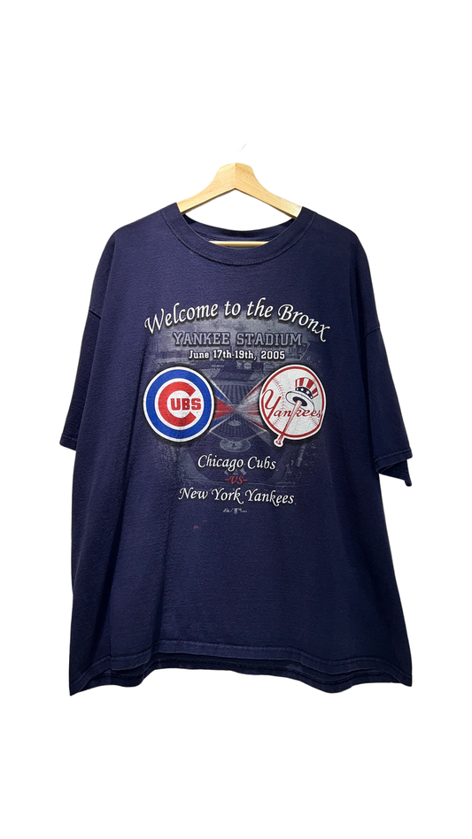 Vintage 2005 Cubs vs Yankees Promo Tee