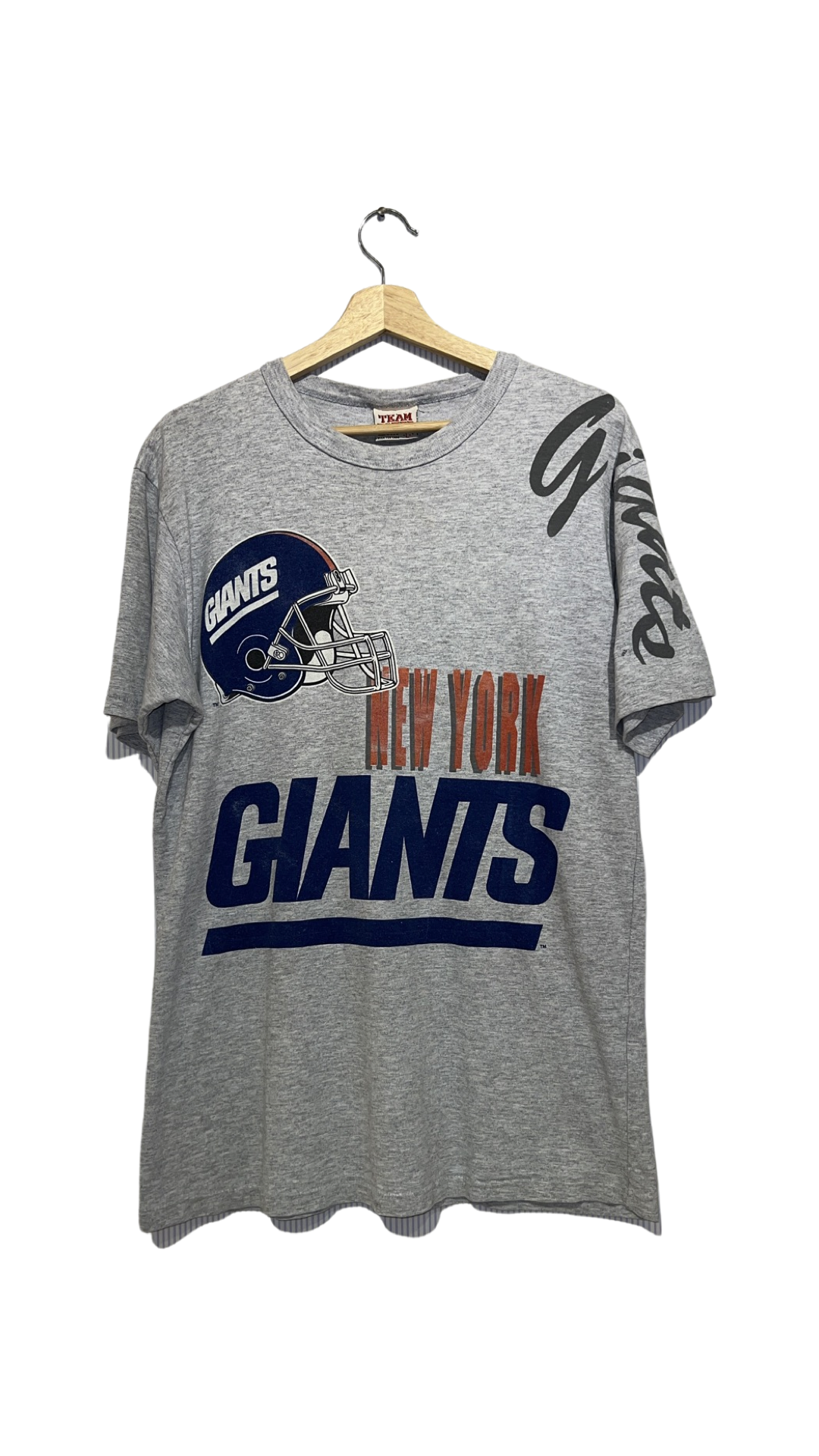 Vintage 90s New York Giants Big Print Promo Tee KIF Vintage