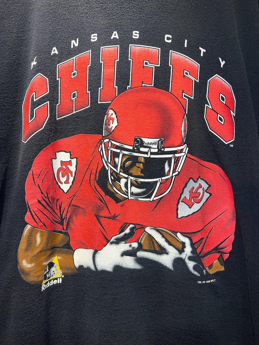 Vintage 90s Kansas City Chiefs Double Sided Tee KIF Vintage