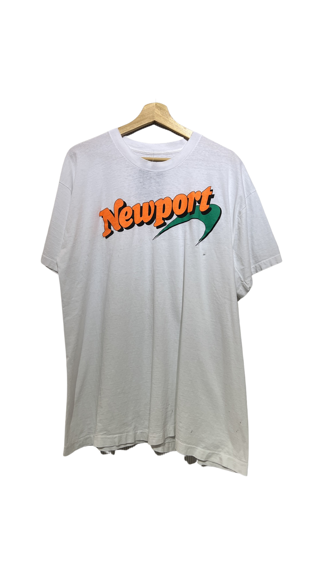 Vintage Distressed 90s Newport Cigarettes Promo Tee