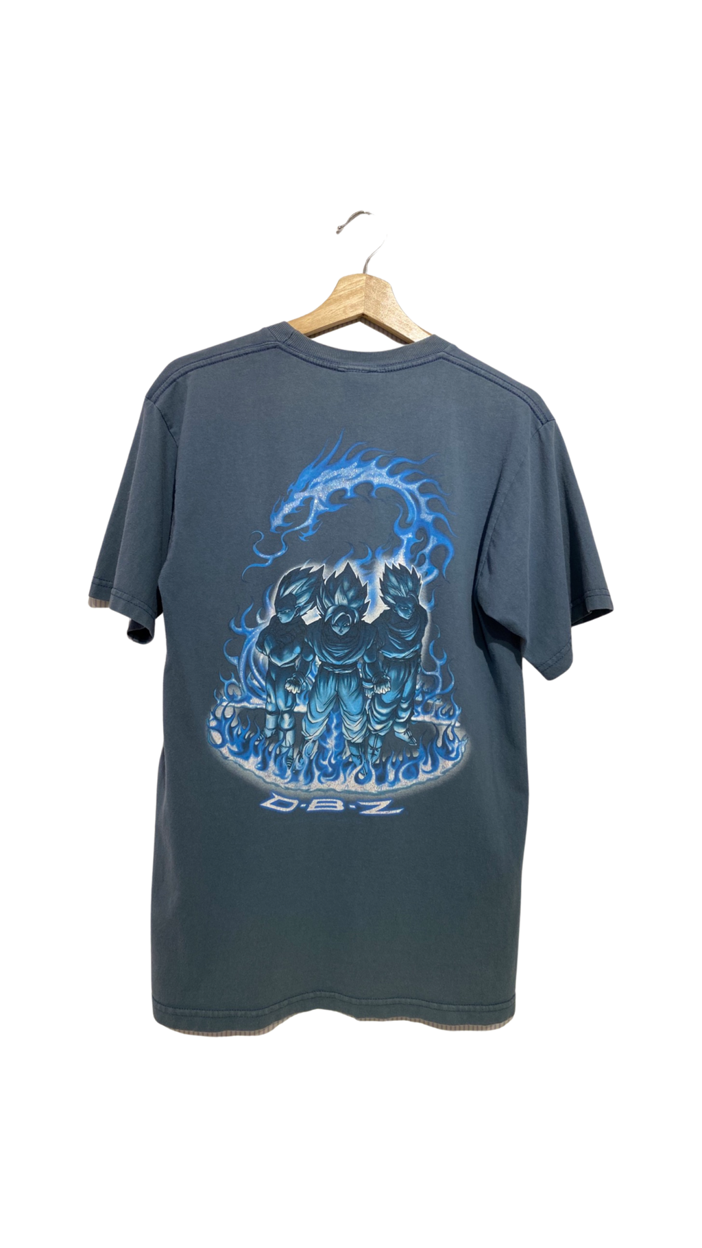 Vintage 2002 Dragon Ball Z Vegeta Goku Trunks Tee KIF Vintage