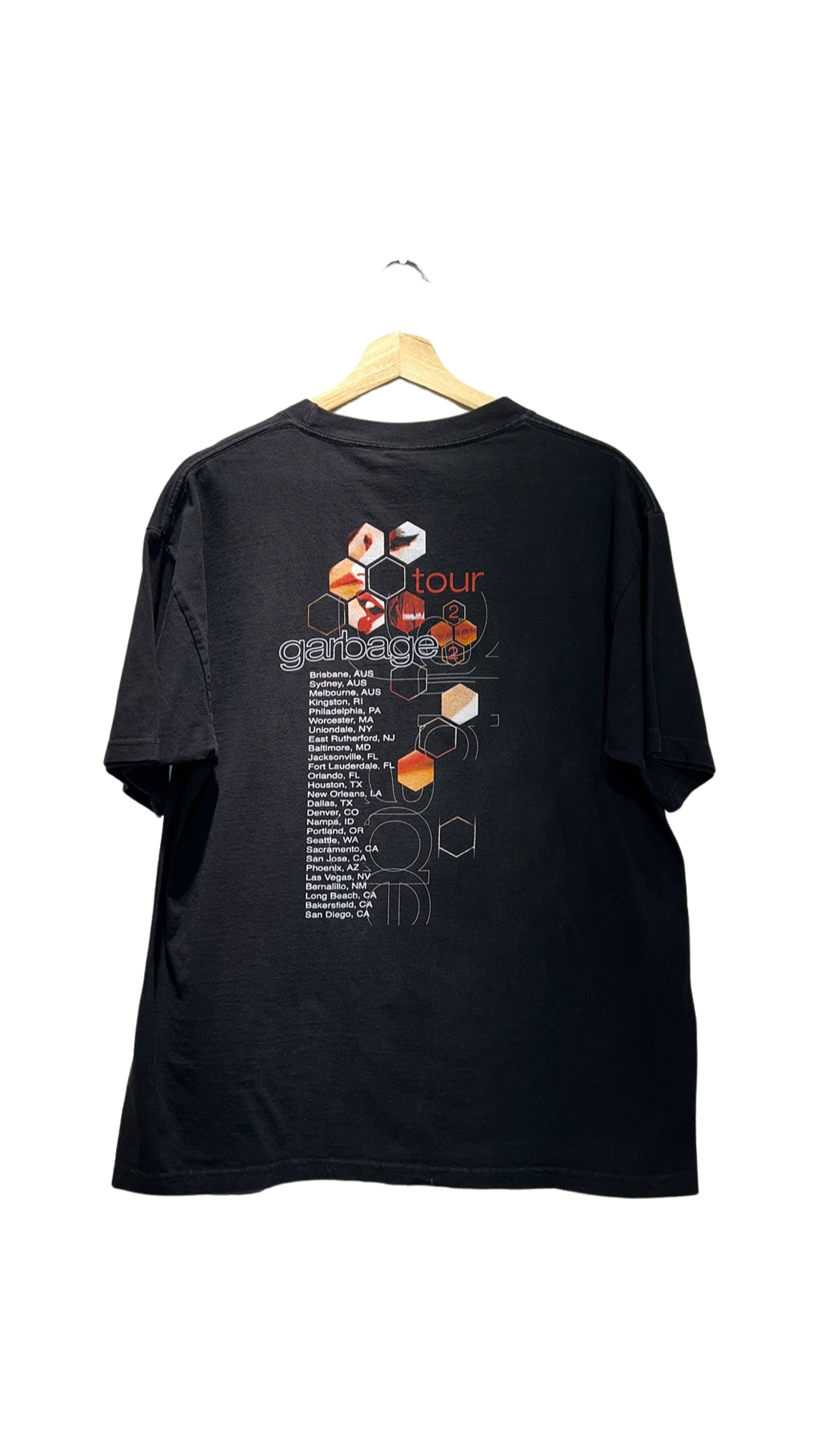 Vintage 2002 Garbage Band Tour Tee KIF Vintage