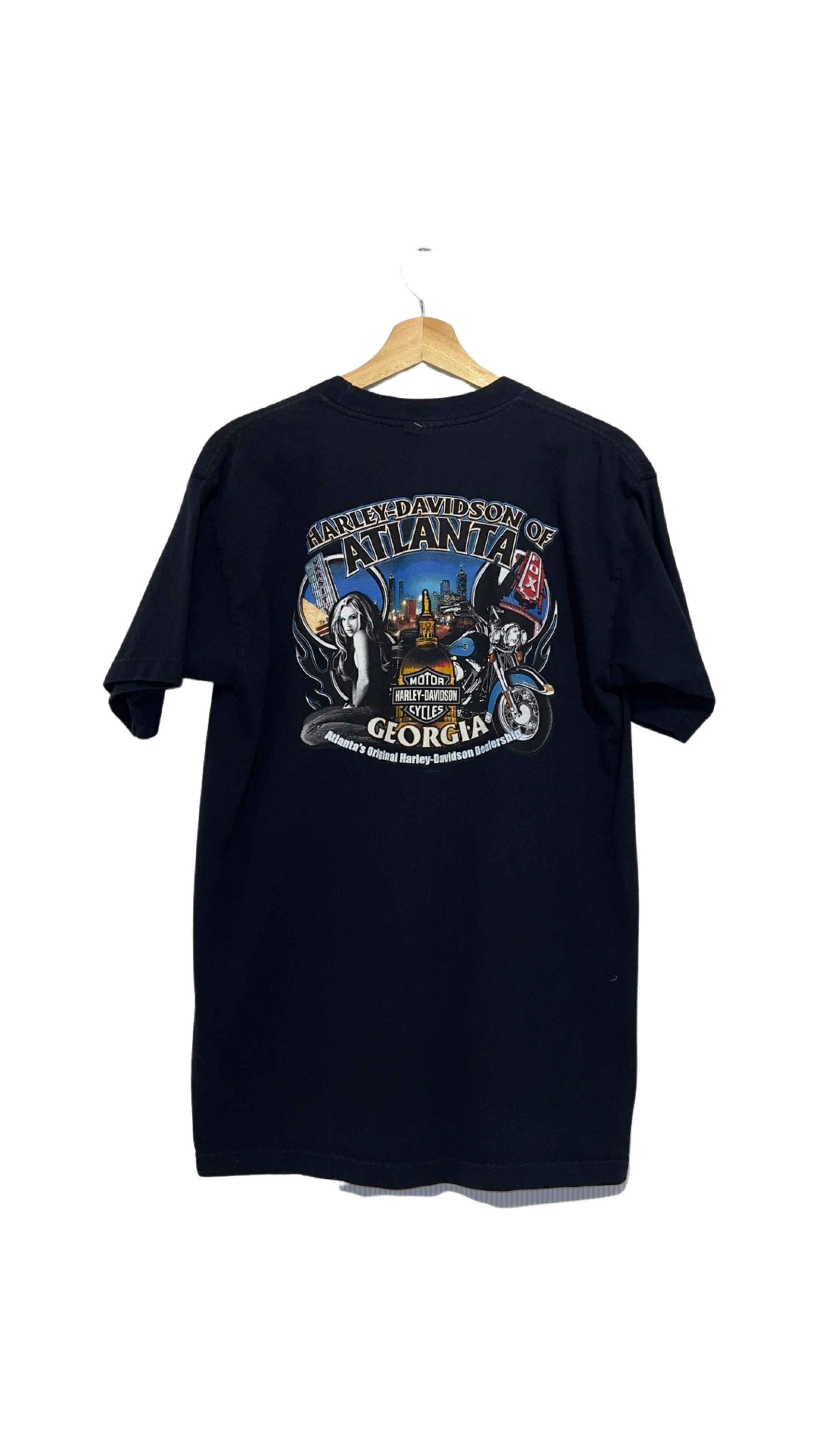 Vintage Harley Davidson Eagle Atlanta Tee Vintage Woodbury