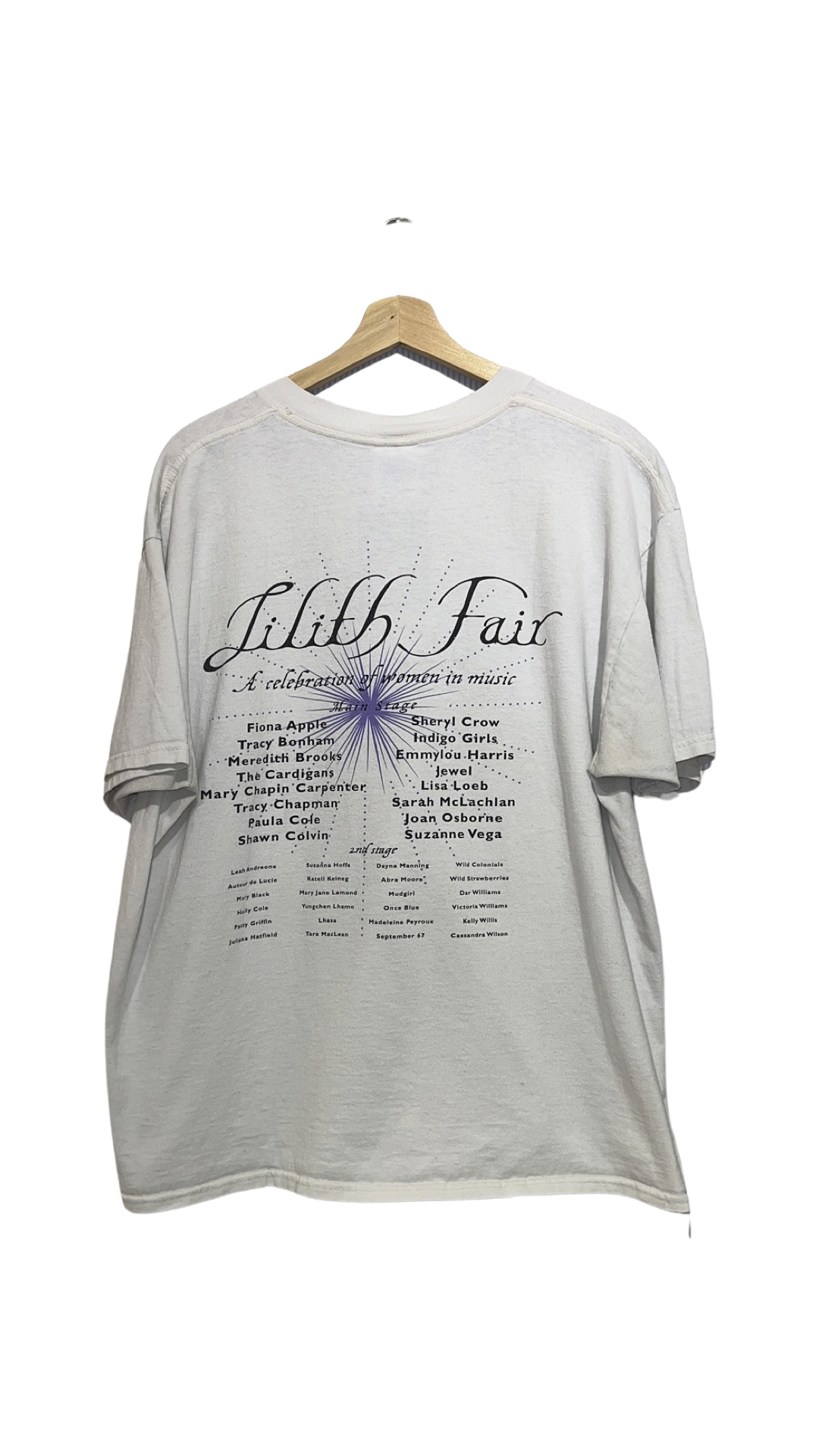 Vintage 1997 Lilith Fair Concert Tee