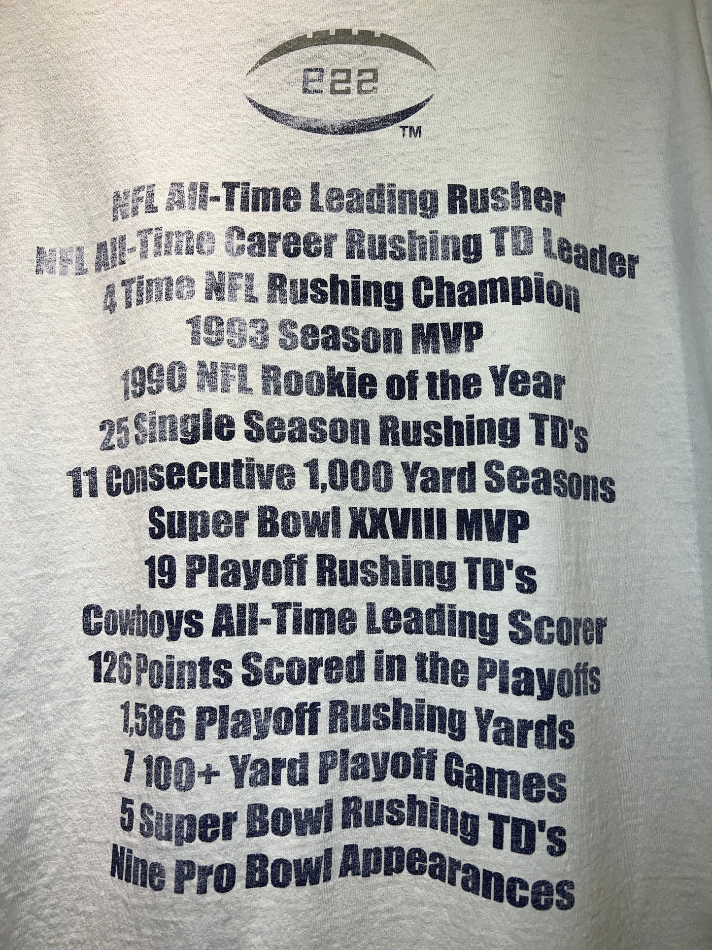 Vintage 1999 Emmitt Smith Cowboys Tee